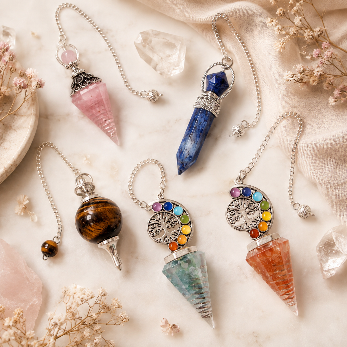 Pendules divinatoires