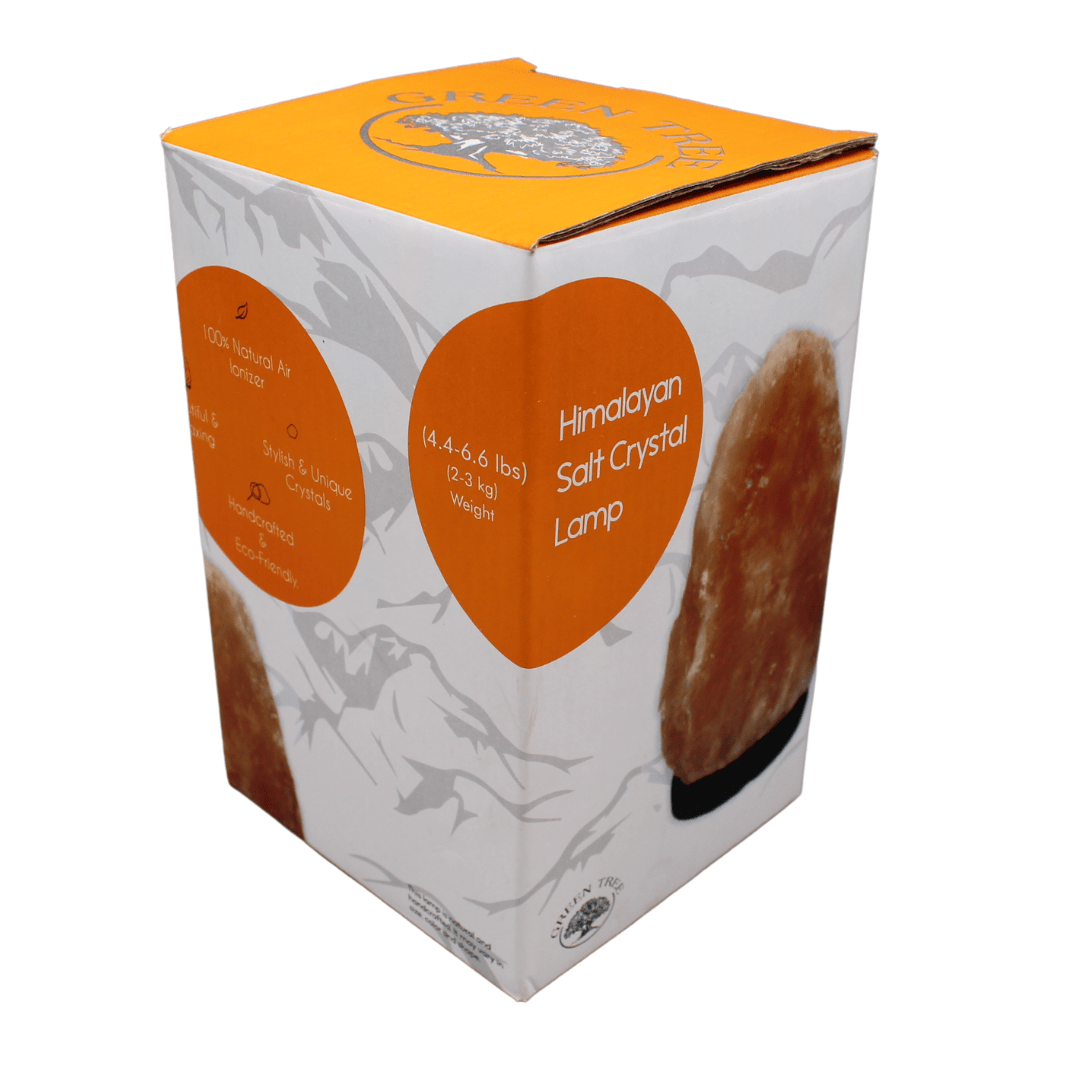 Lampe en sel de l'Himalaya 2-3 kg Orange