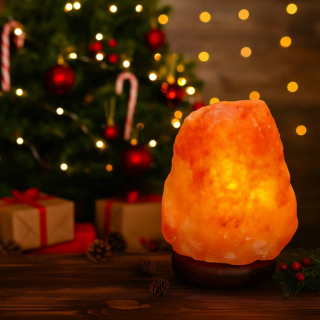 Lampe en sel de l'Himalaya 2-3 kg Orange