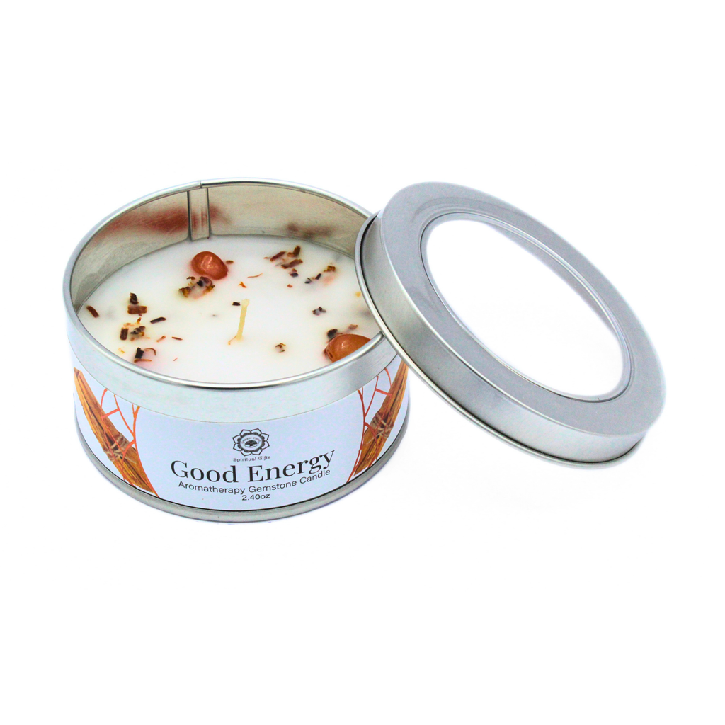 Bougie parfumée Green Tree Good Energy Palo Santo 70 g