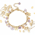 Bracelet améthyste et citrine