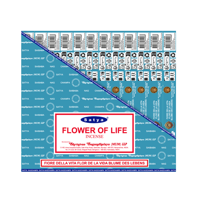 Encens Satya Fleur de Vie 15 g