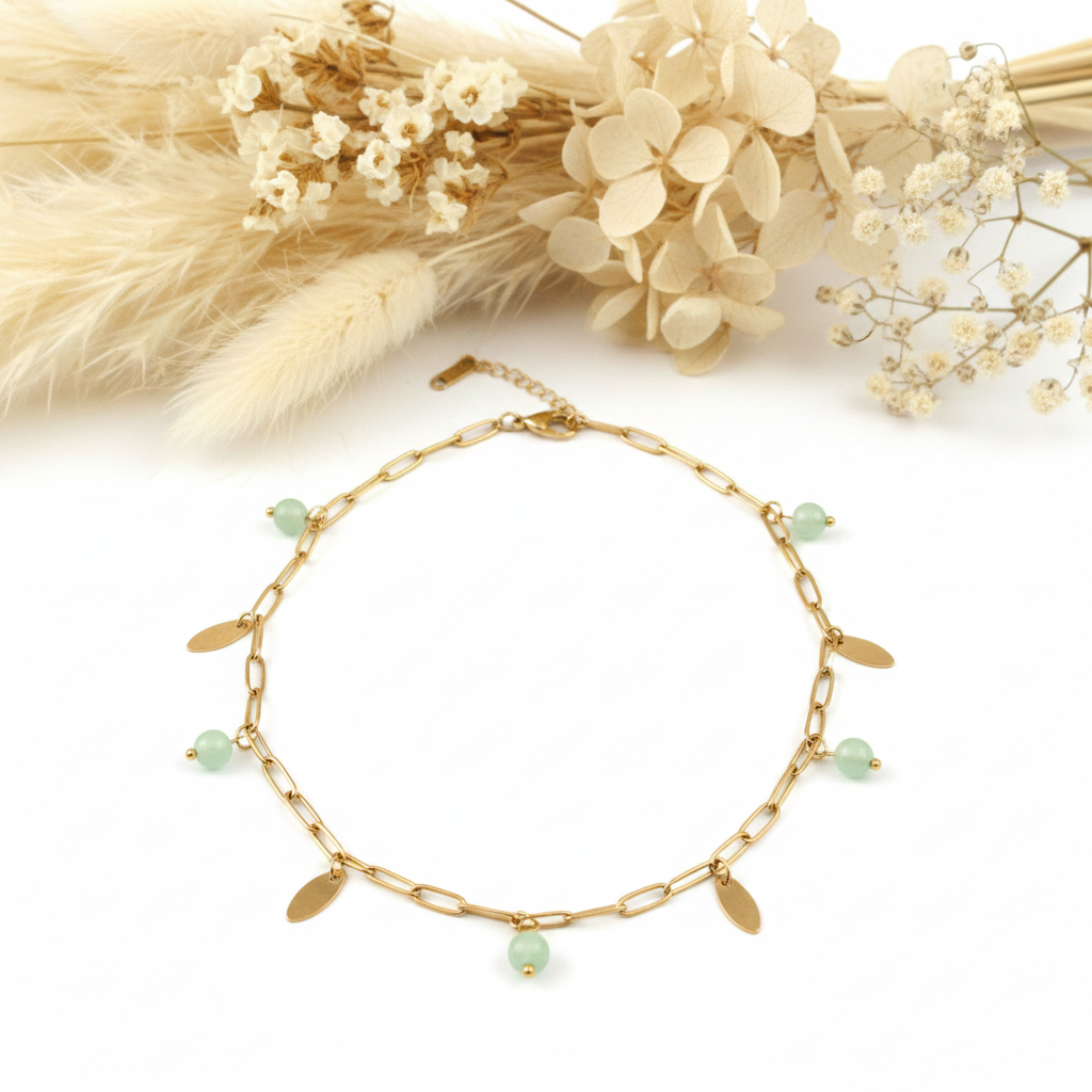 Collier Aventurine Verte