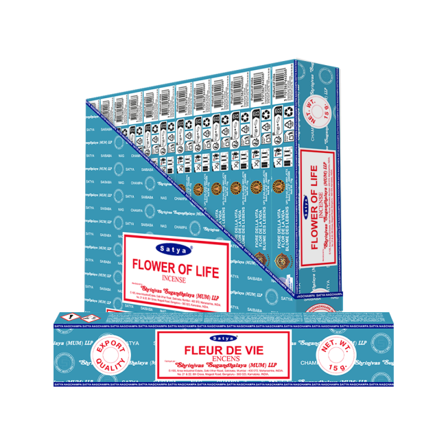 Encens Satya Fleur de Vie 15 g
