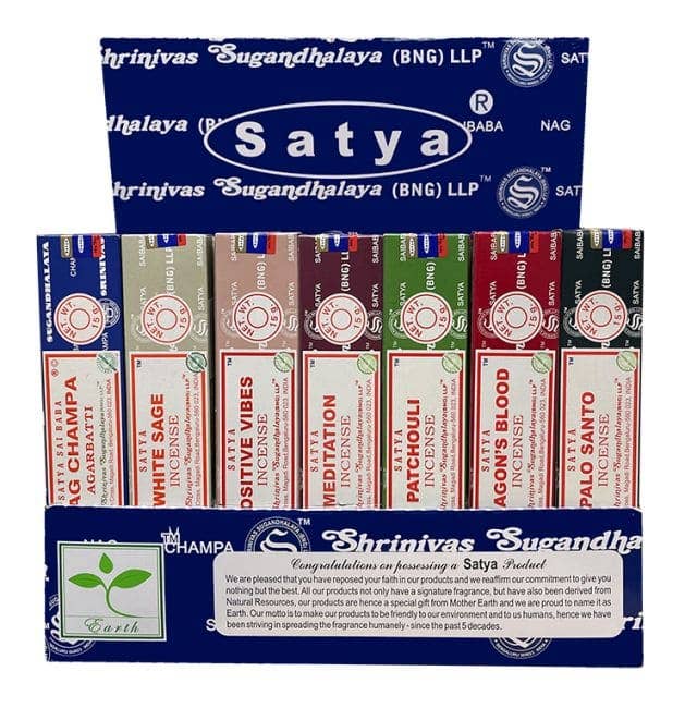 Encens Satya 15 g – 7 parfums au choix