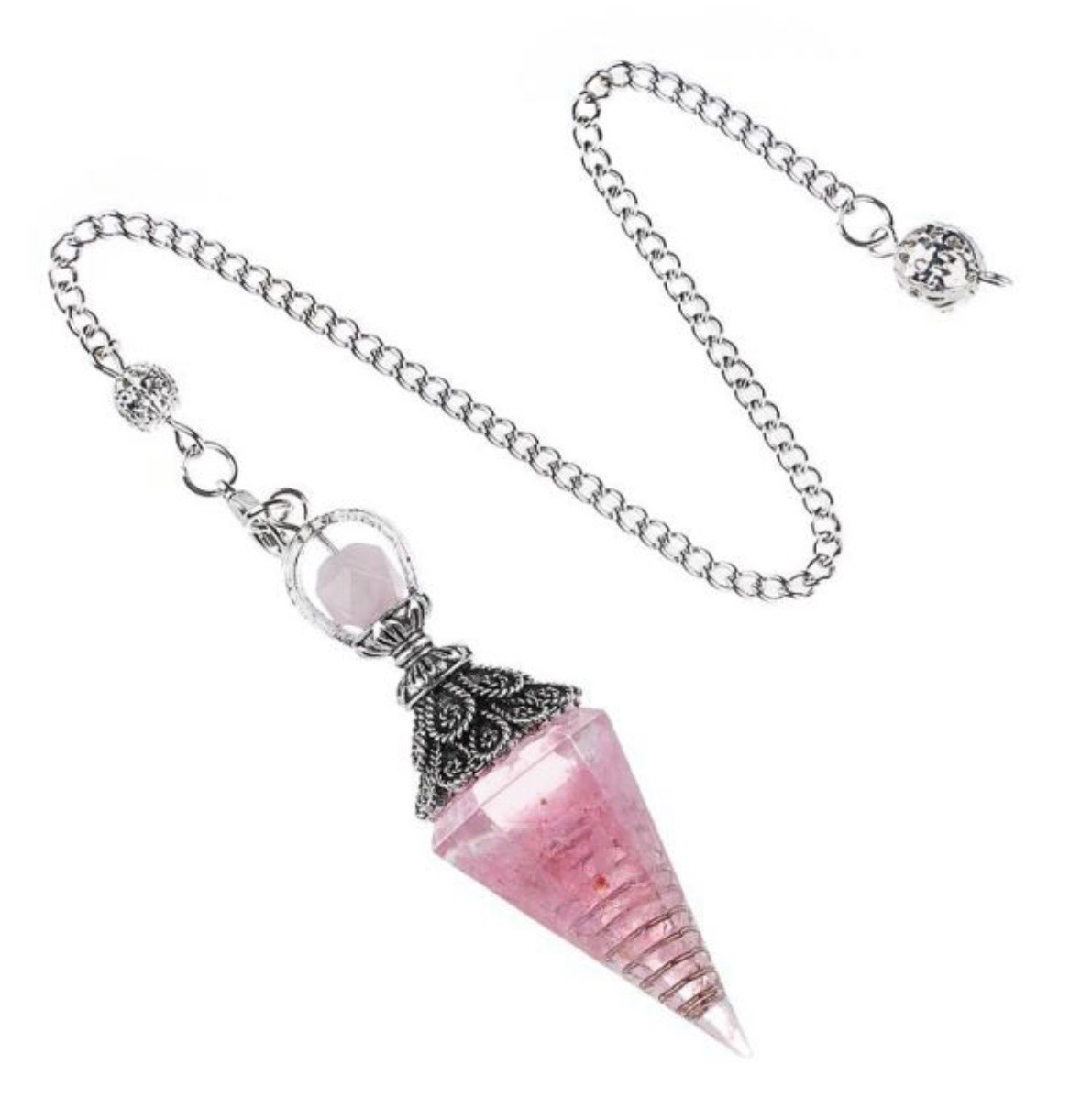Roséa – Pendule Quartz Rose