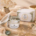 Bougie parfumée à la sauge blanche Green Tree 70 g - Purification avec pierres précieuses